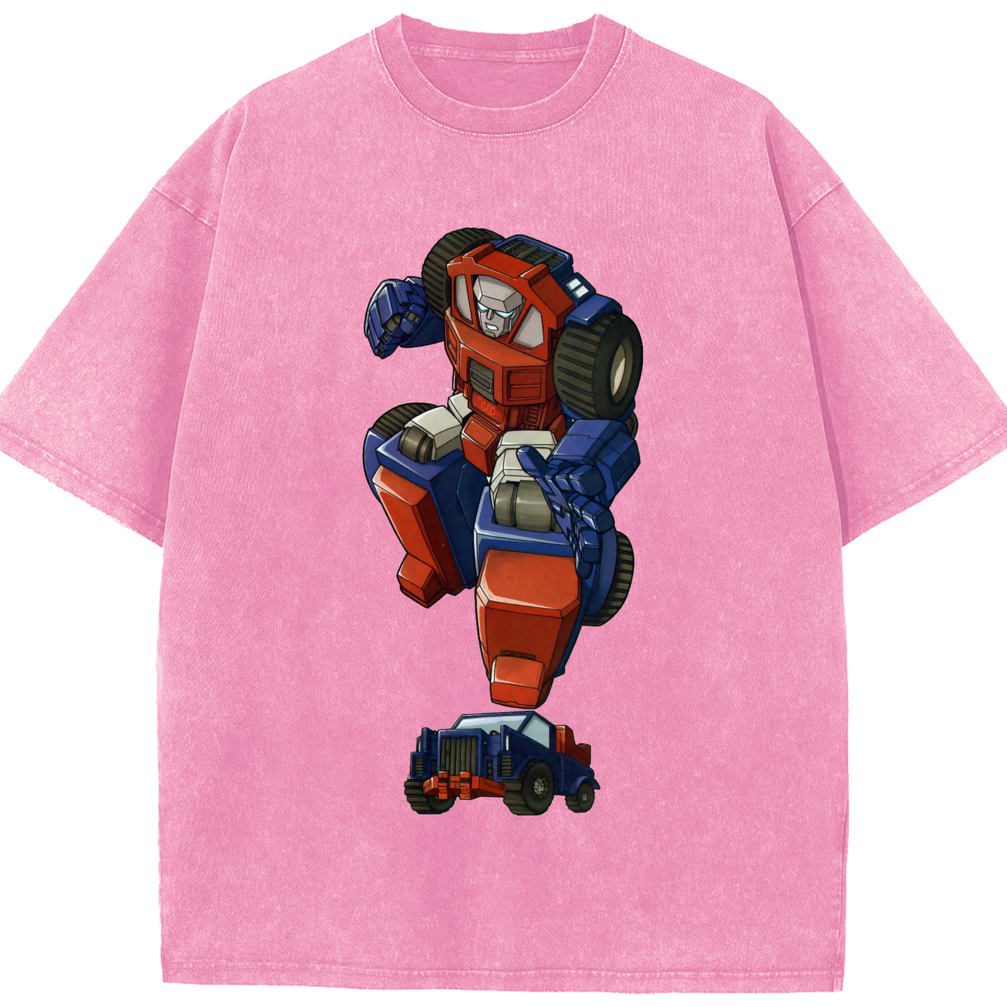 （画像用）  綿100% ヴィンテージ風 半袖Tシャツ（フロントプリント）